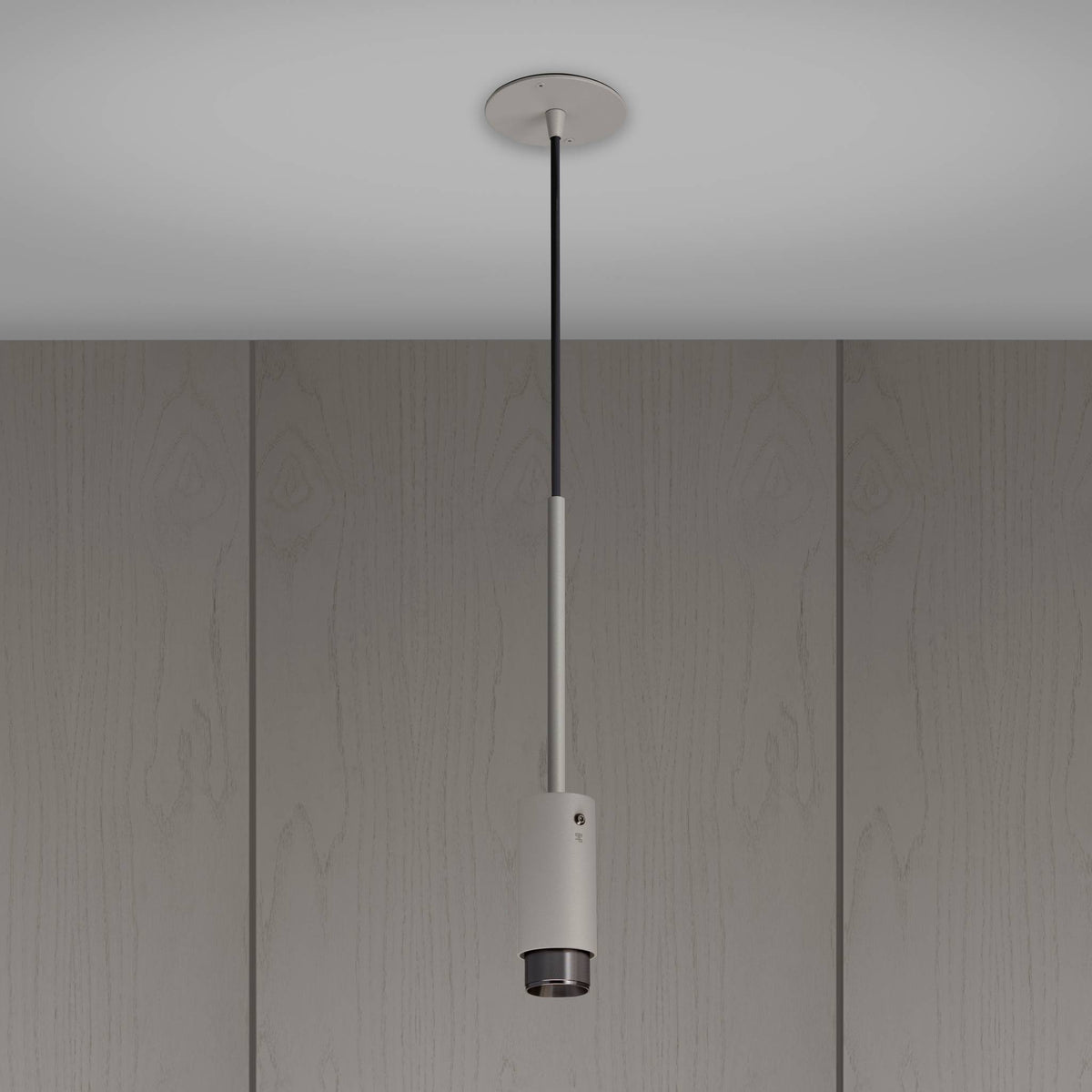 Exhaust Pendant Linear Stone Gun Metal