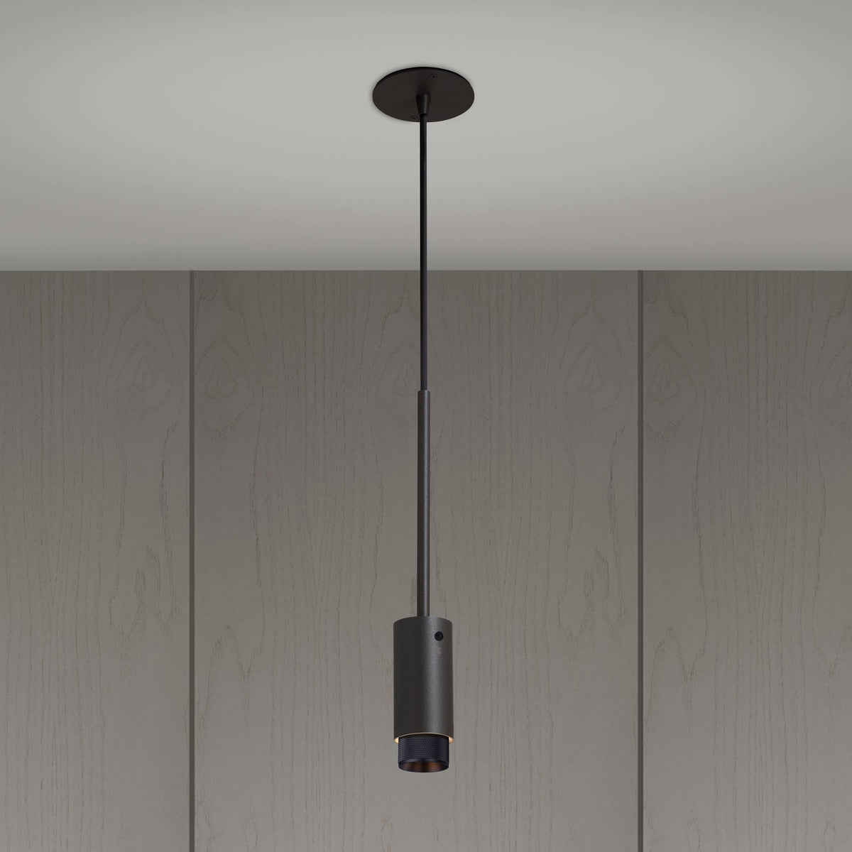 Exhaust Pendant Cross Graphite Black