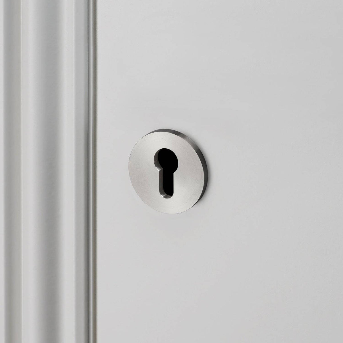 Euro Cylinder Key Escutcheon - Steel