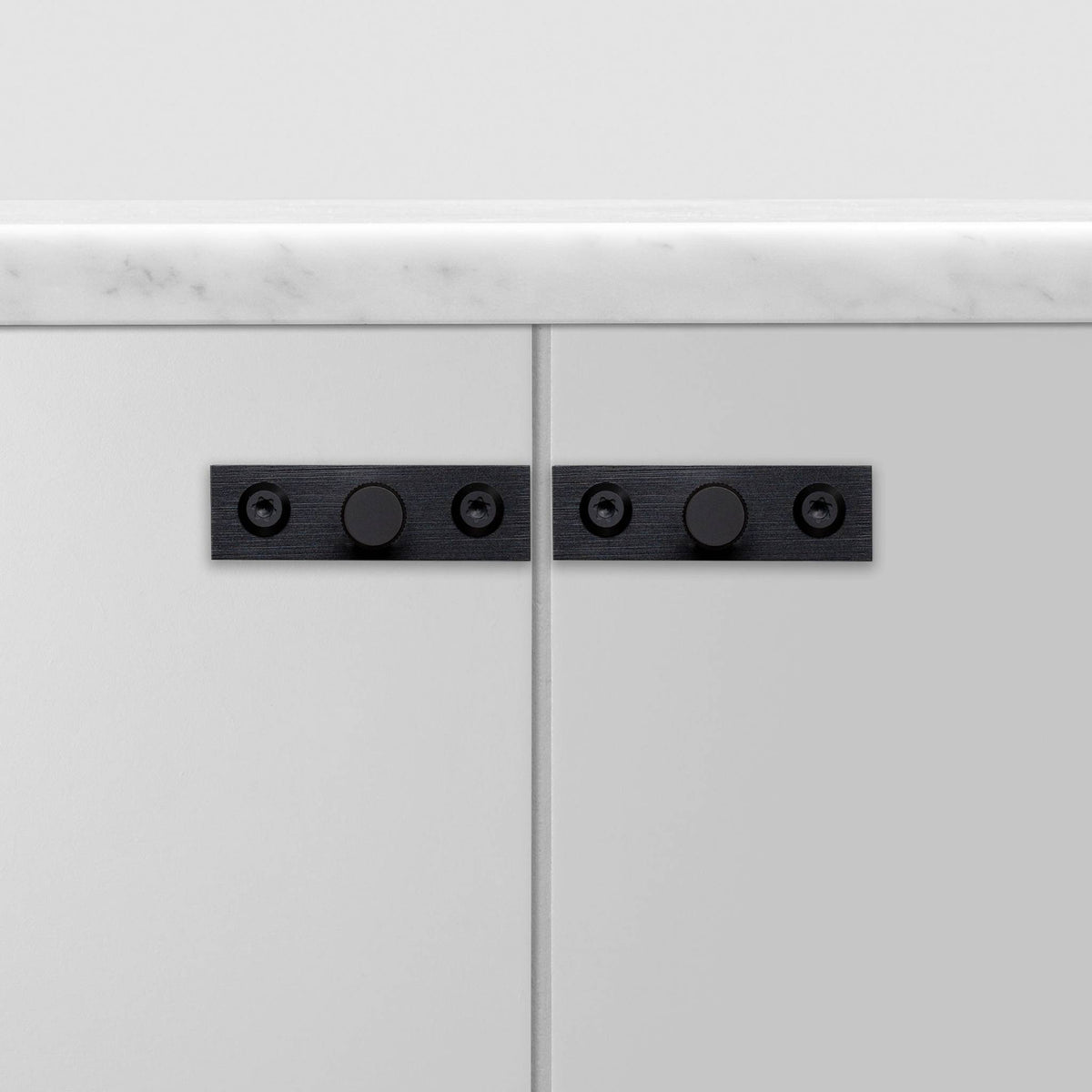 Furniture Knobs Plate Linear - Steel
