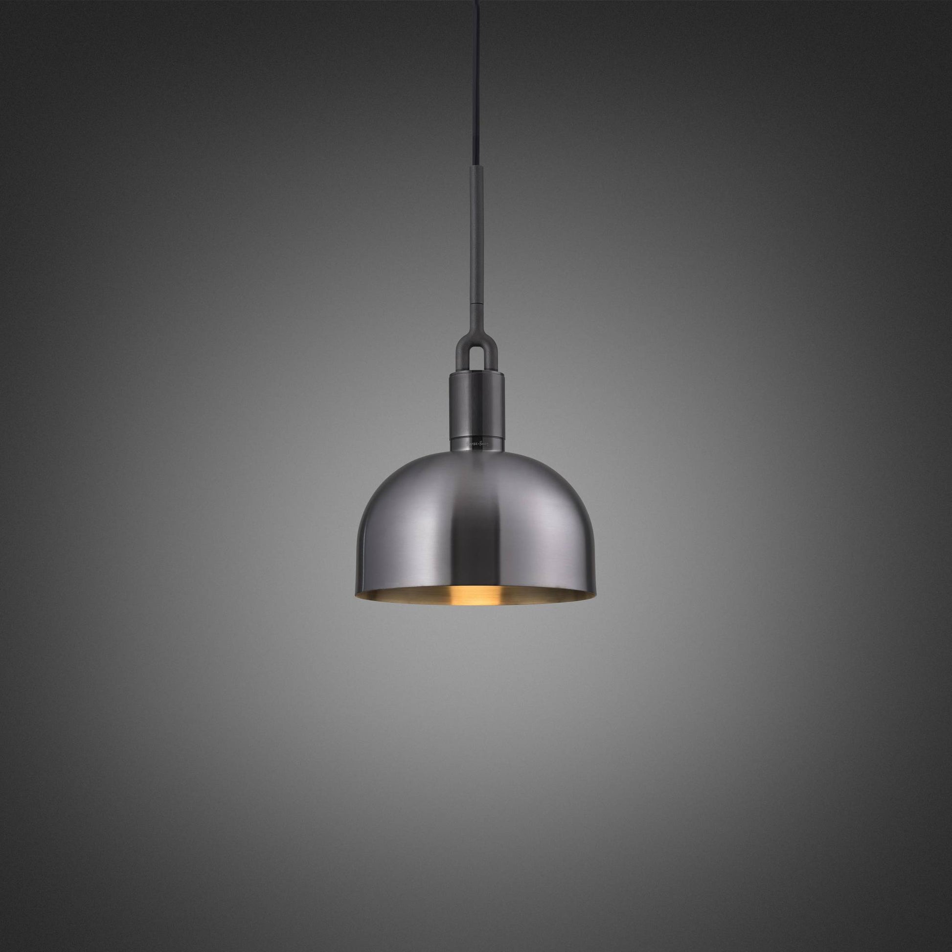 FORKED PENDANT SHADE MEDIUM - GUN METAL