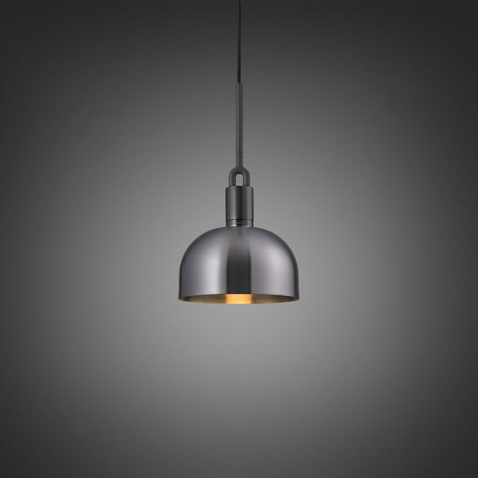 FORKED PENDANT SHADE MEDIUM - GUN METAL