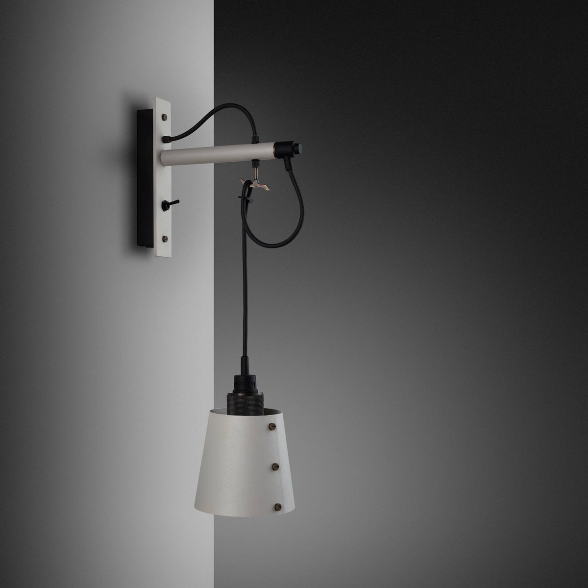 Hooked Wall Small Stone Smoked Bronze
