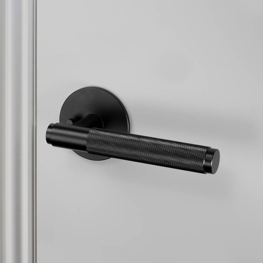 Privacy Door Handles Cross - Black