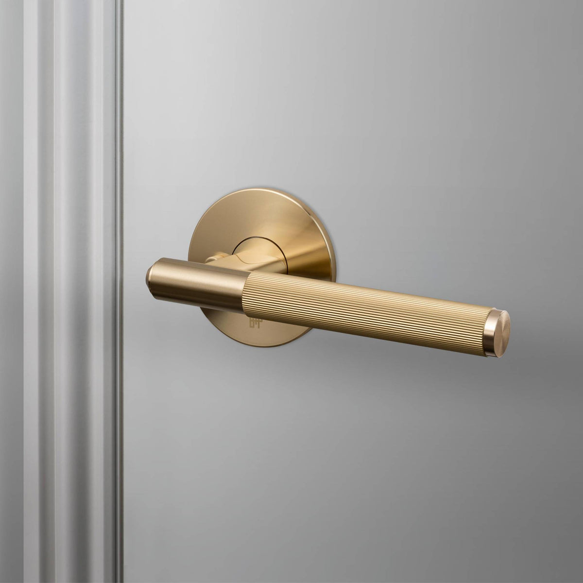 Privacy Door Handles Linear - Brass
