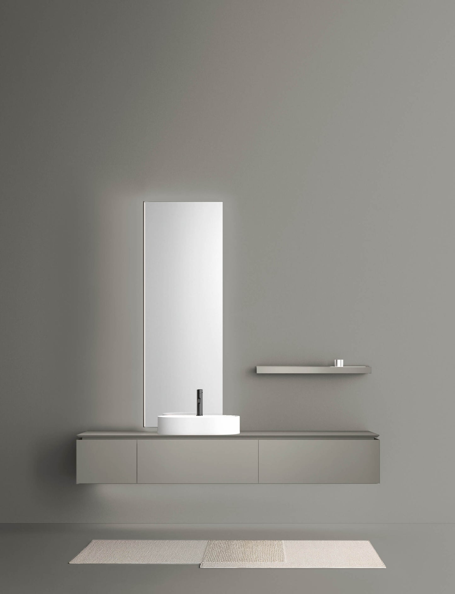 PURO 19.12 B l washbasin & mirror by NOORTH