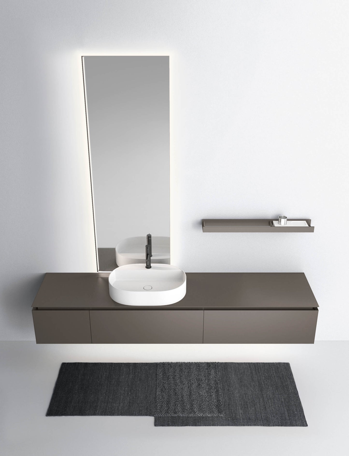 PURO 19.12 l washbasin & mirror by NOORTH