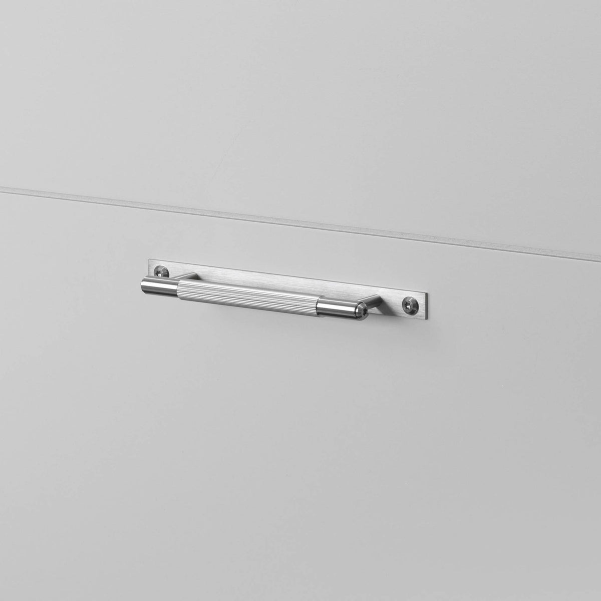 Pull Bar Plate Linear - Steel Small