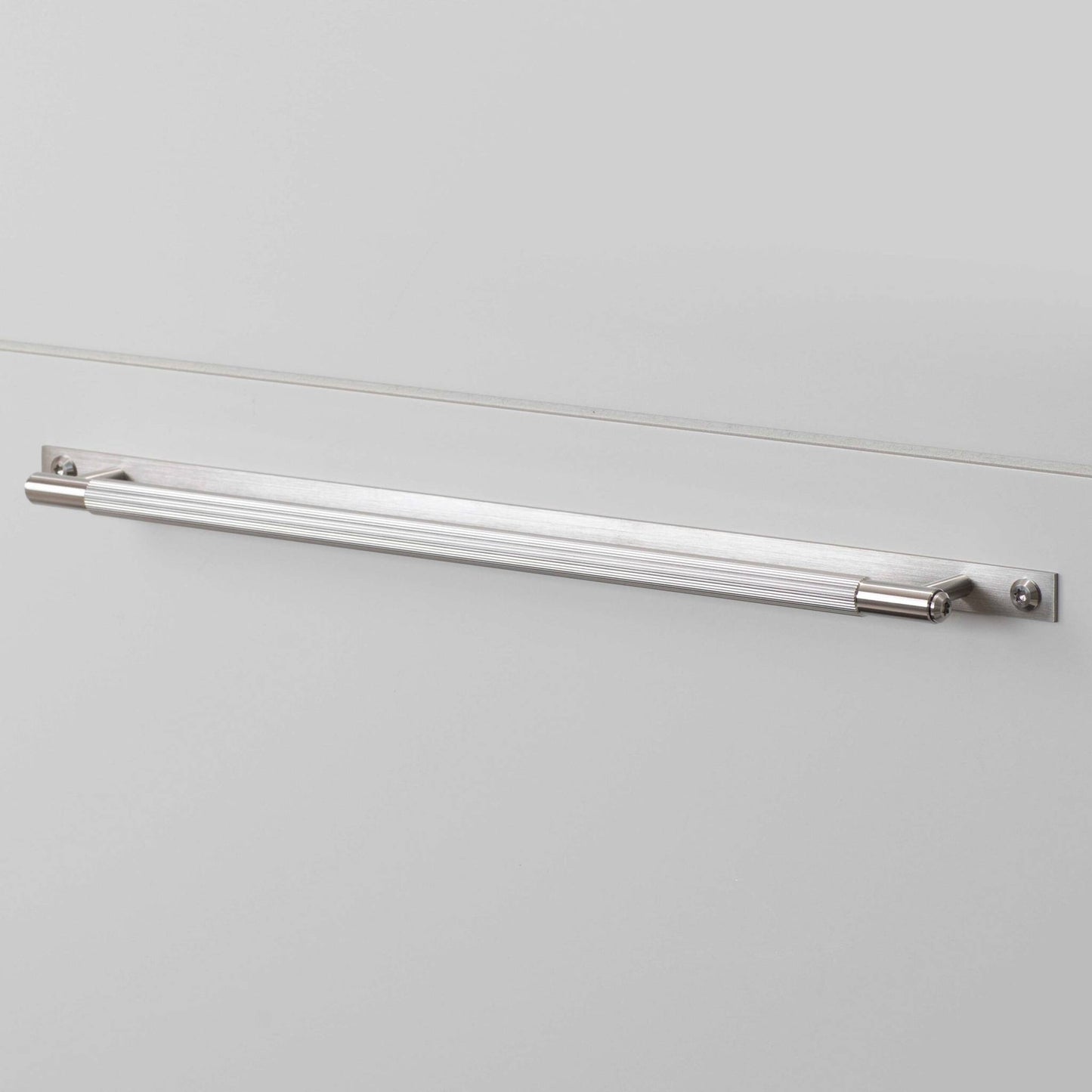 Pull Bar Plate Linear - Steel Large