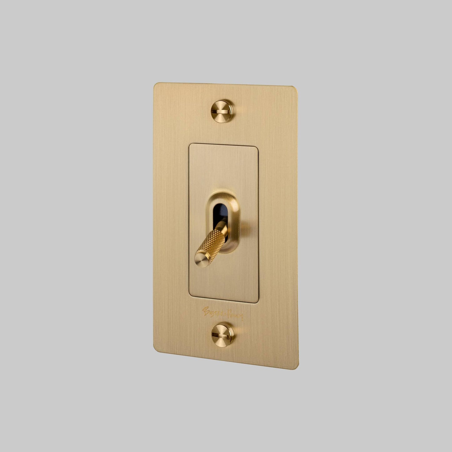 1G Toggle Cross With Logo - Brass