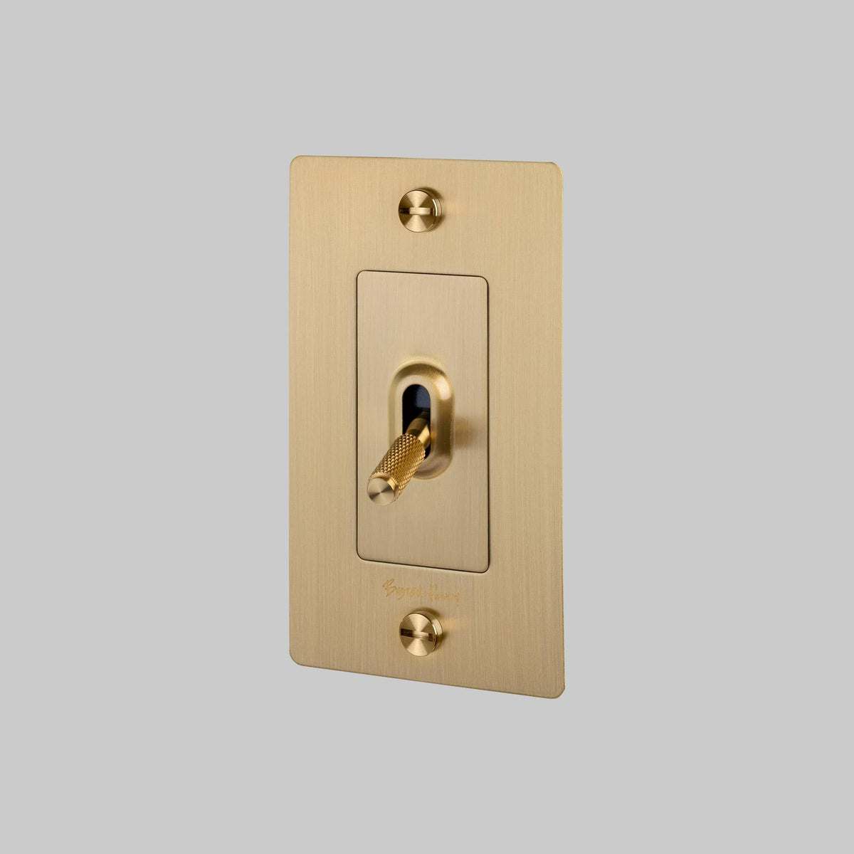 1G Toggle Cross With Logo - Brass