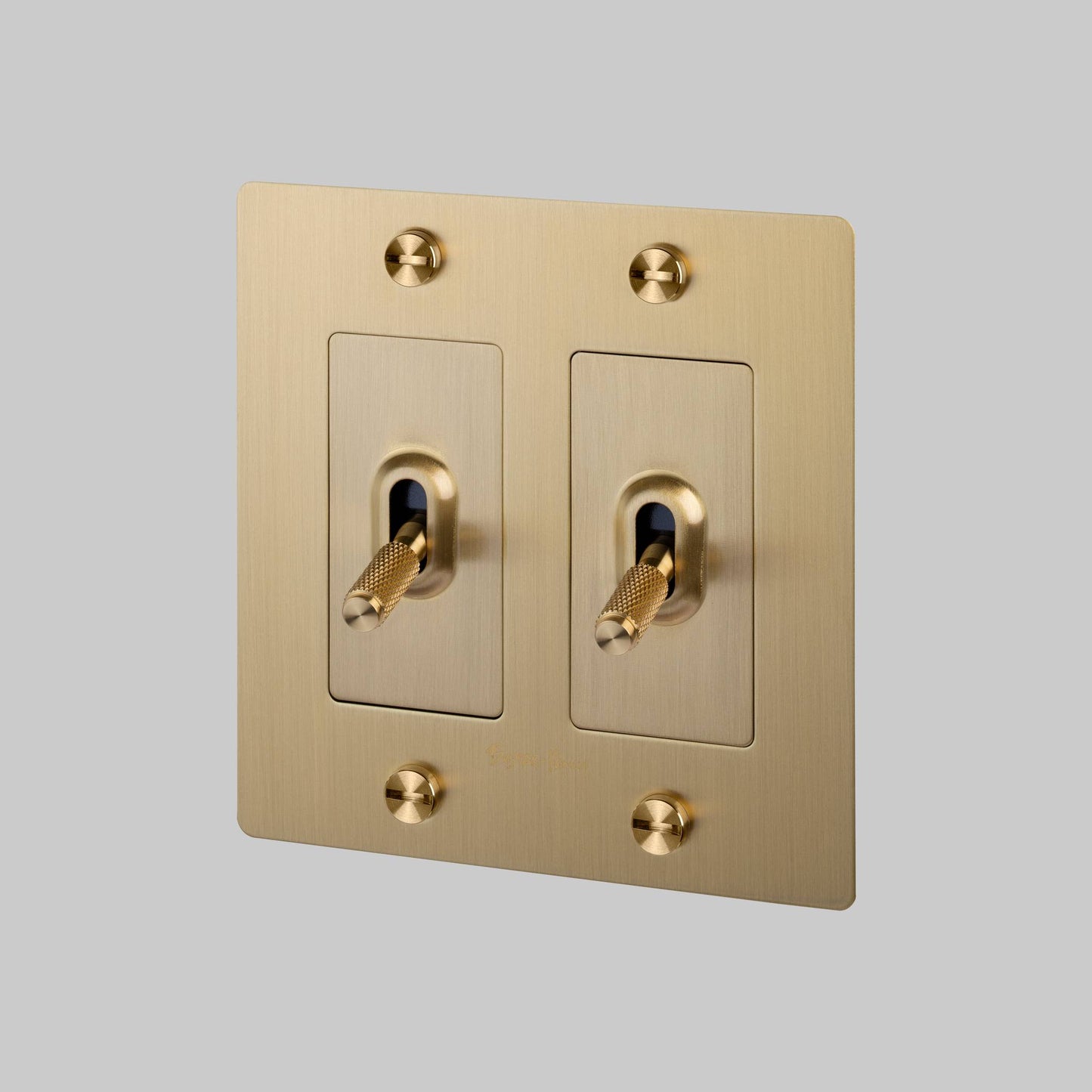 2G Toggle Cross With Logo - Brass