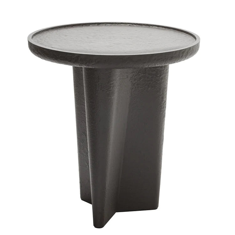 GIOBAGNARA | TANELL IMPERFECT TALL BRONZE SIDE TABLE | $3,625.00