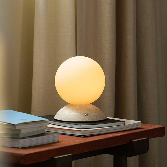 ORIGO WHITE Portable Lamp by David Pompa