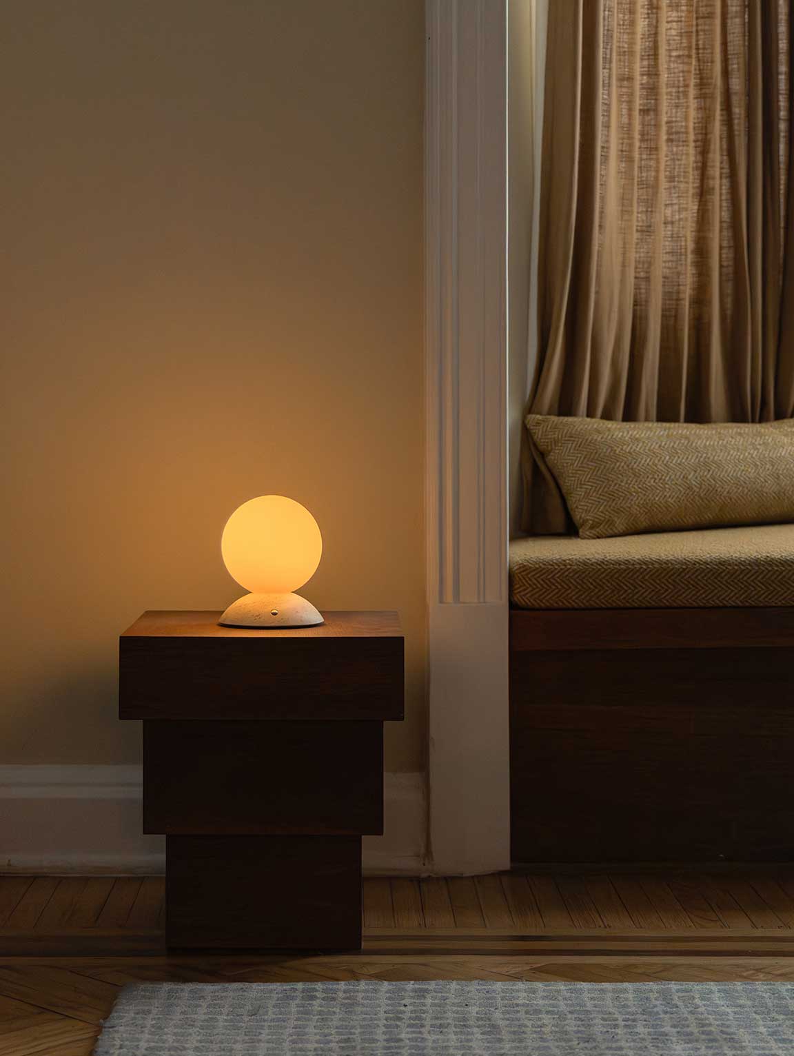 ORIGO WHITE Portable Lamp by David Pompa