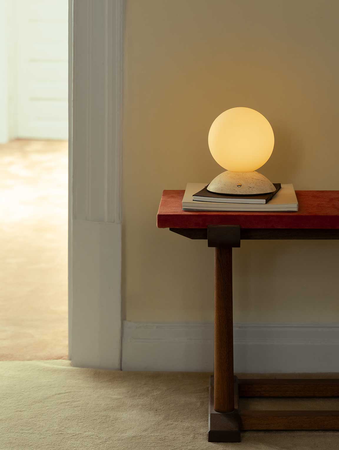 ORIGO WHITE Portable Lamp by David Pompa