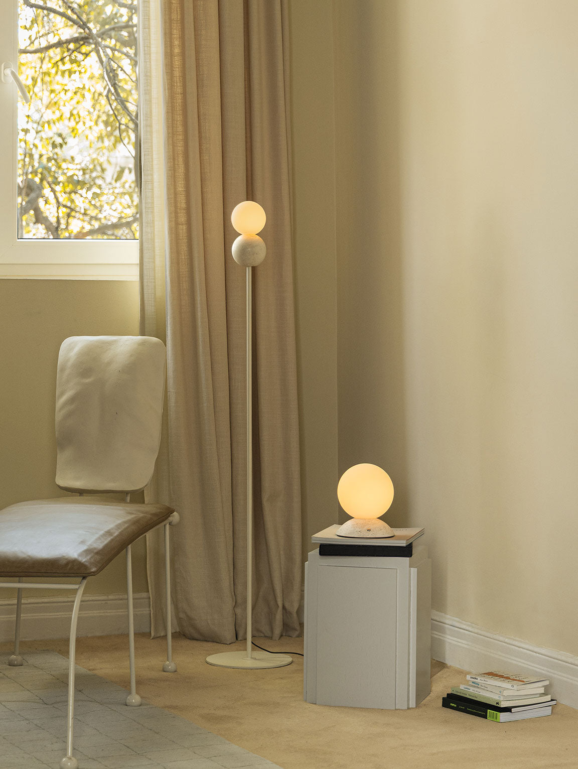 ORIGO WHITE Floor Lamp by David Pompa