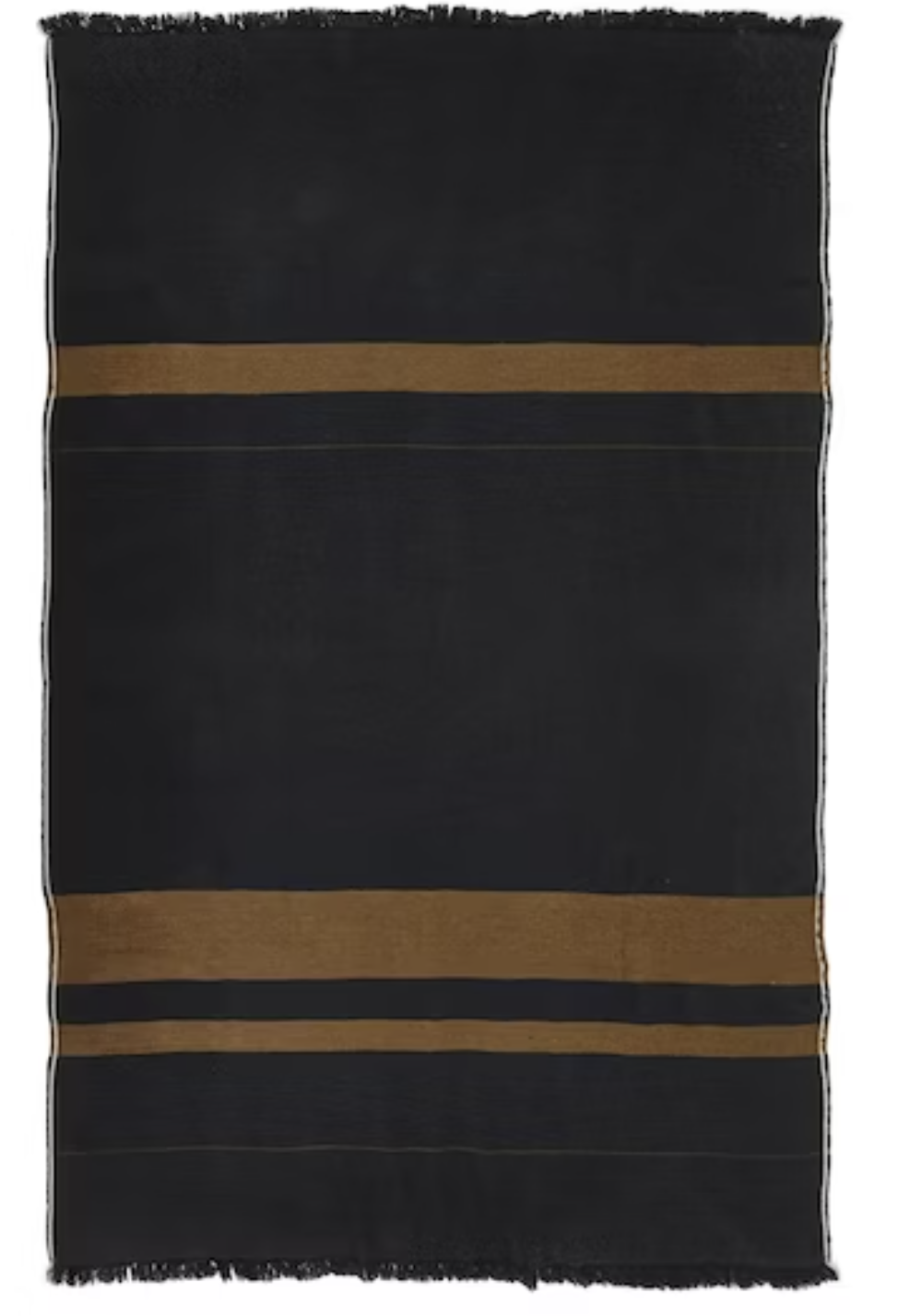 OSCAR THROW - Black Stripe $490.00