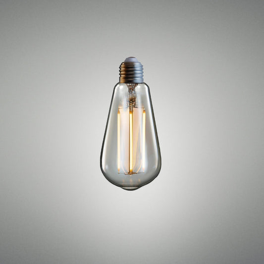 Teardrop LED Bulb E26 Dimmable Amber