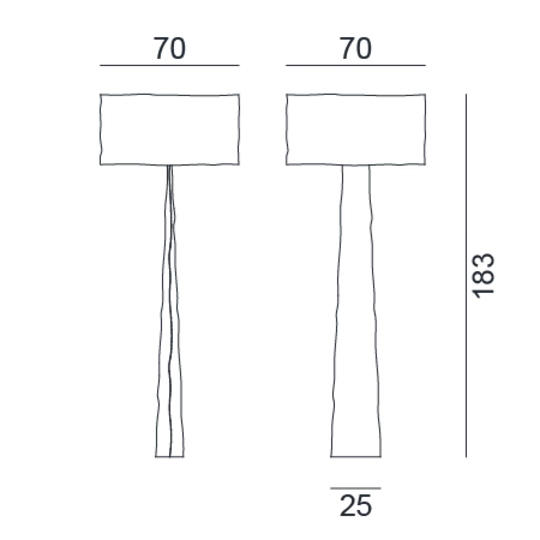 GERVASONI | PAJAMA FLOOR LAMP | $869.00