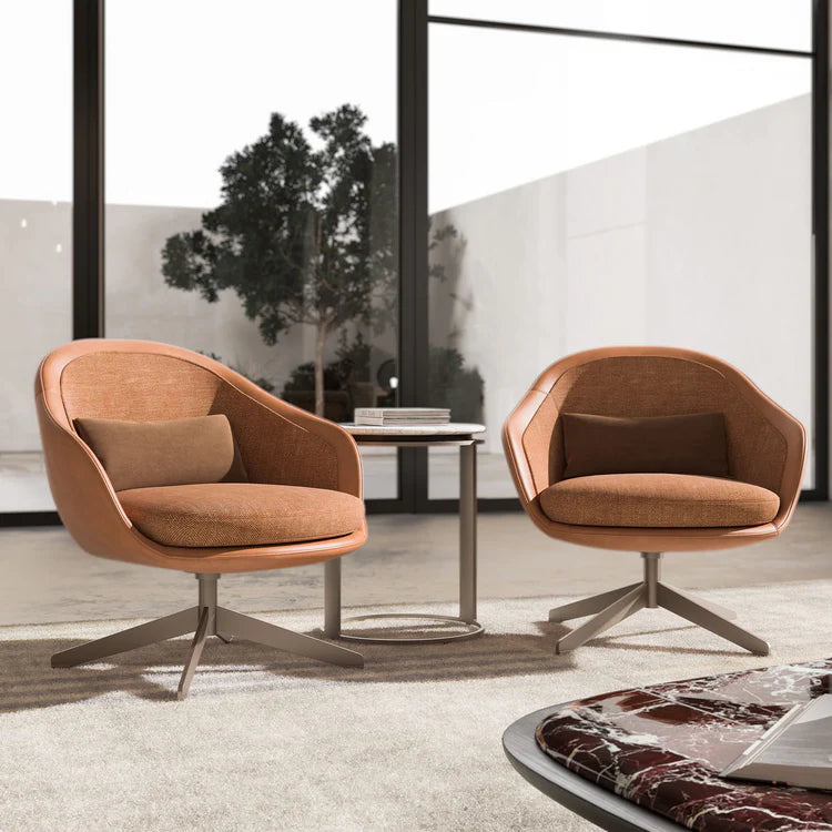 CPRN HOMOOD | ORANGE SWIVEL CHAIR  I $9,825.00