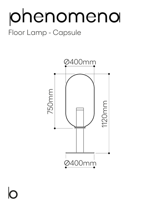 BOMMA Phenomena floor lamp capsule 1