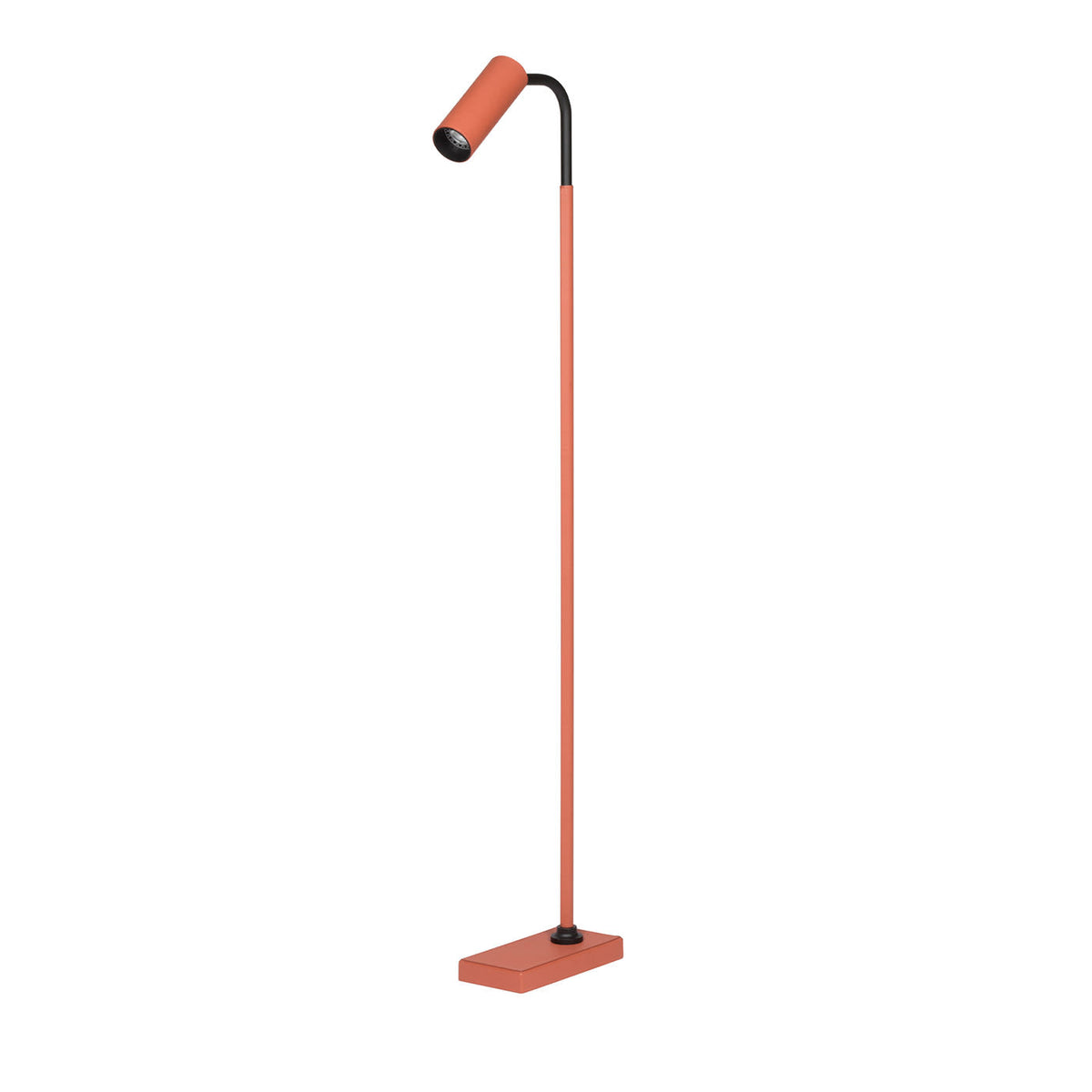 Marquesse Orange Leather Floor Lamp