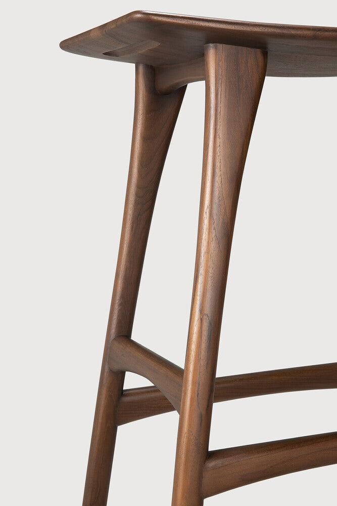ETHNICRAFT OSSO BAR STOOL - TEAK BROWN | $879.00