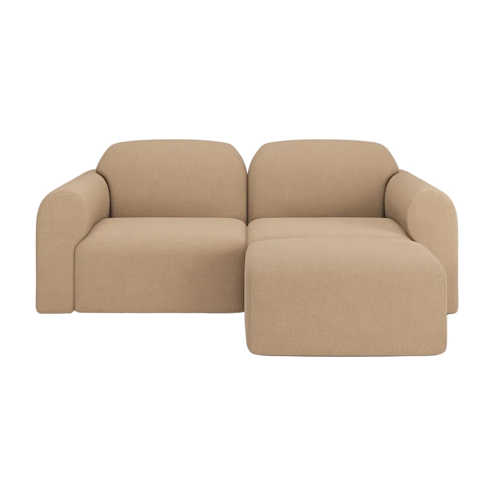 ETHNICRAFT BULKY MODULAR SOFA - 3 - SQUARE FOOTSTOOL | $4,177.00