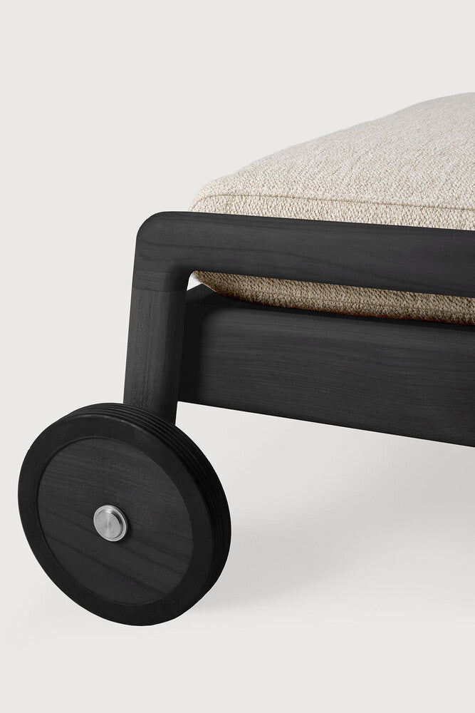 ETHNICRAFT JACK OUTDOOR ADJUSTABLE LOUNGER - TEAK BLACK | $3,858.00