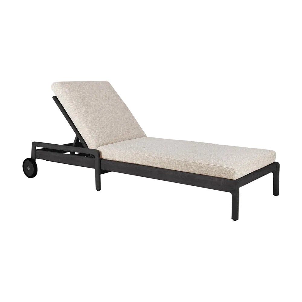 ETHNICRAFT JACK OUTDOOR ADJUSTABLE LOUNGER - TEAK BLACK | $3,858.00