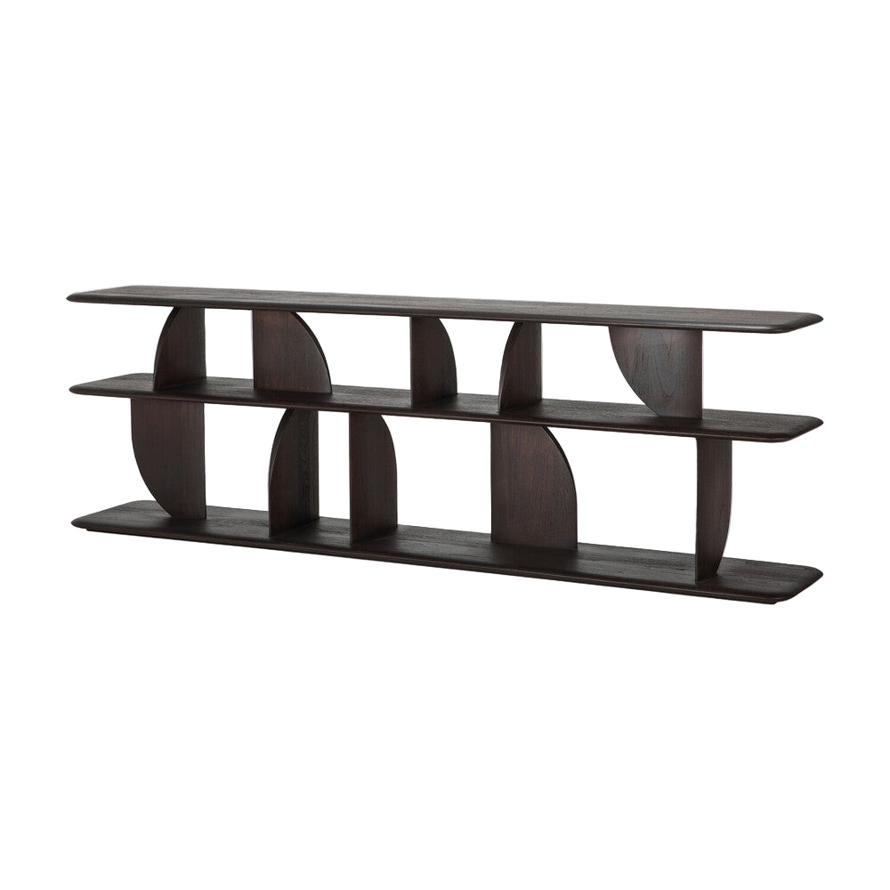 ETHNICRAFT GEOMETRIC SOFA CONSOLE - TEAK DARK BROWN | $2,849.00
