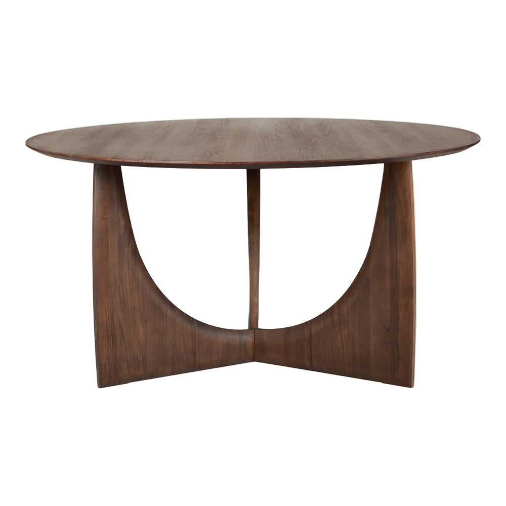 ETHNICRAFT GEOMETRIC DINING TABLE - TEAK BROWN | $4,339.00