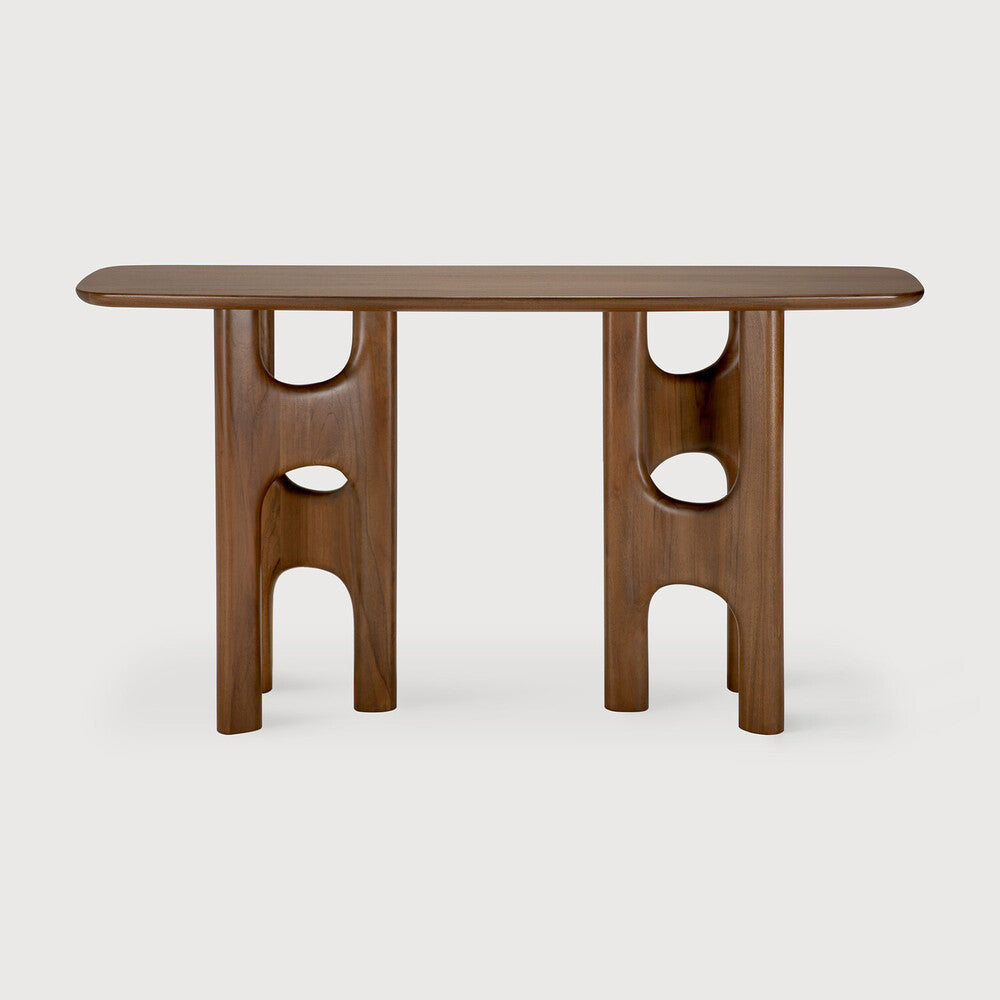 Ethnicraft Flow Console - Teak Wild Brown