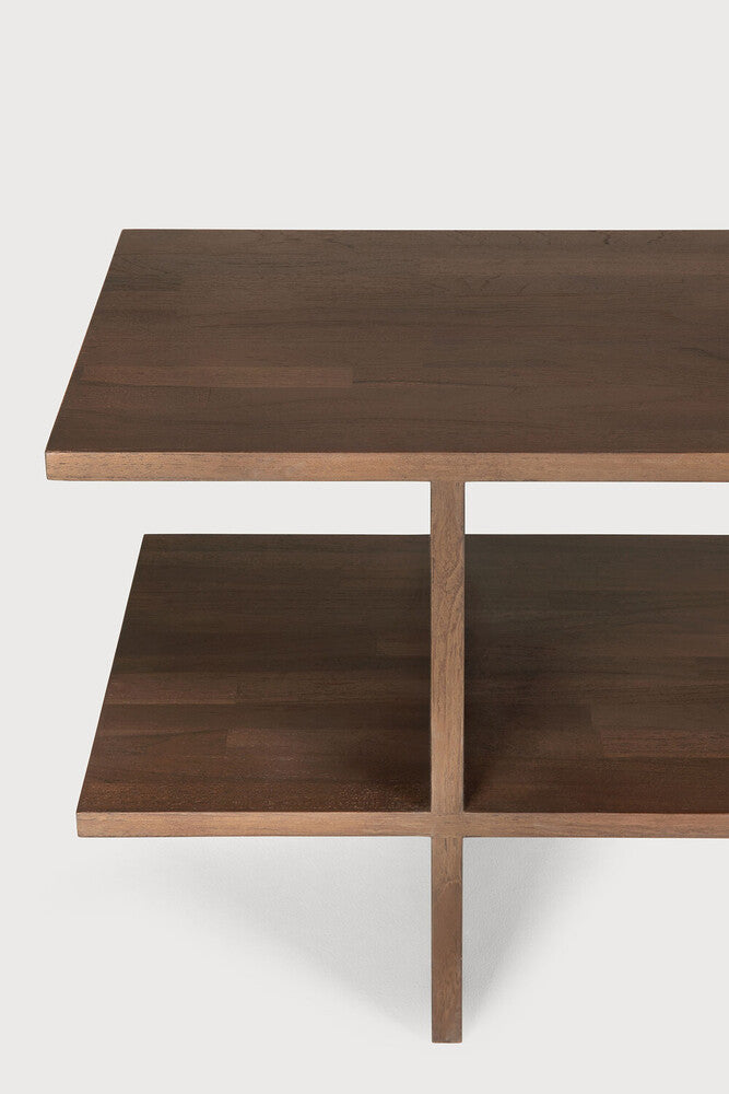 ETHNICRAFT KABUKI SIDE TABLE - TEAK BROWN | $739.00