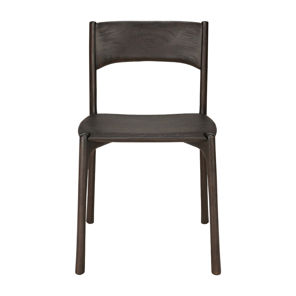 ETHNICRAFT PI DINING CHAIR - TEAK DARK BROWN - WITHOUT ARMREST | $1,069.00