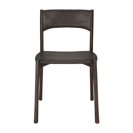 ETHNICRAFT PI DINING CHAIR - TEAK DARK BROWN - WITHOUT ARMREST | $1,069.00