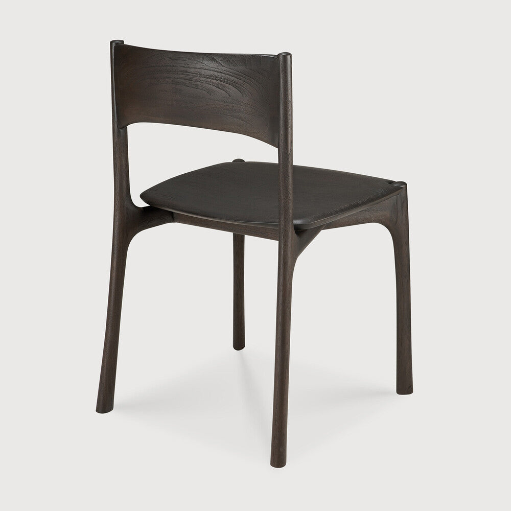 ETHNICRAFT PI DINING CHAIR - TEAK DARK BROWN - WITHOUT ARMREST | $1,069.00