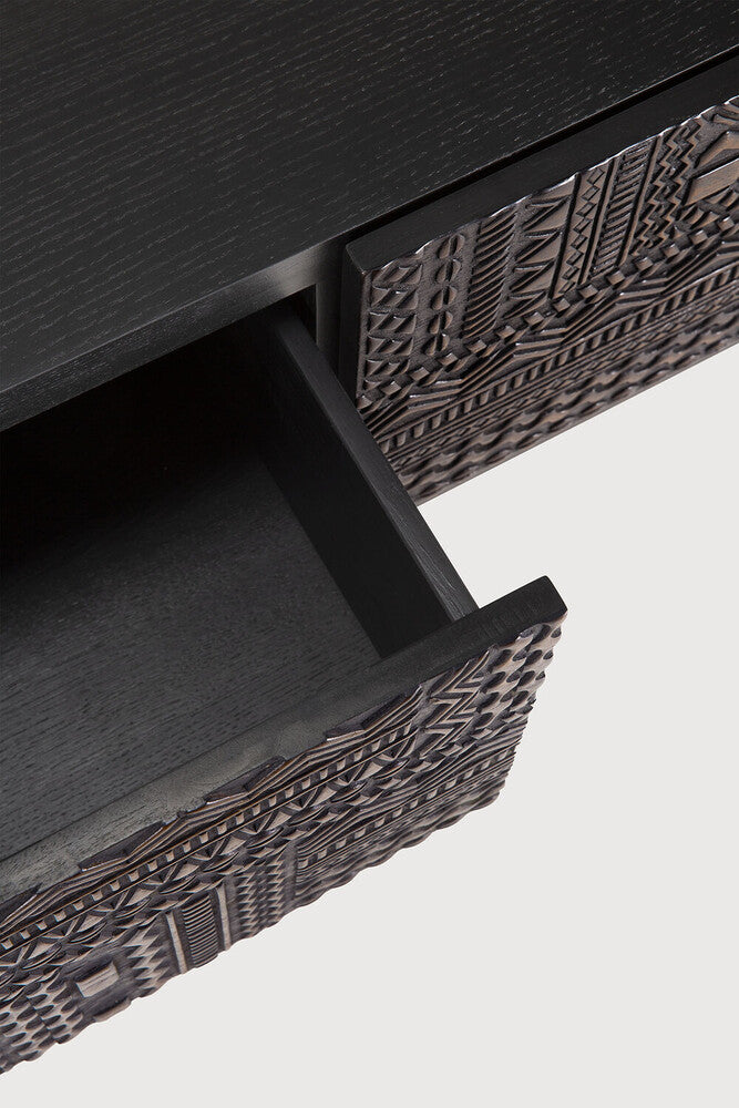 ETHNICRAFT TABWA TV CUPBOARD - TEAK OFF BLACK | $2,829.00 - $3,709.00