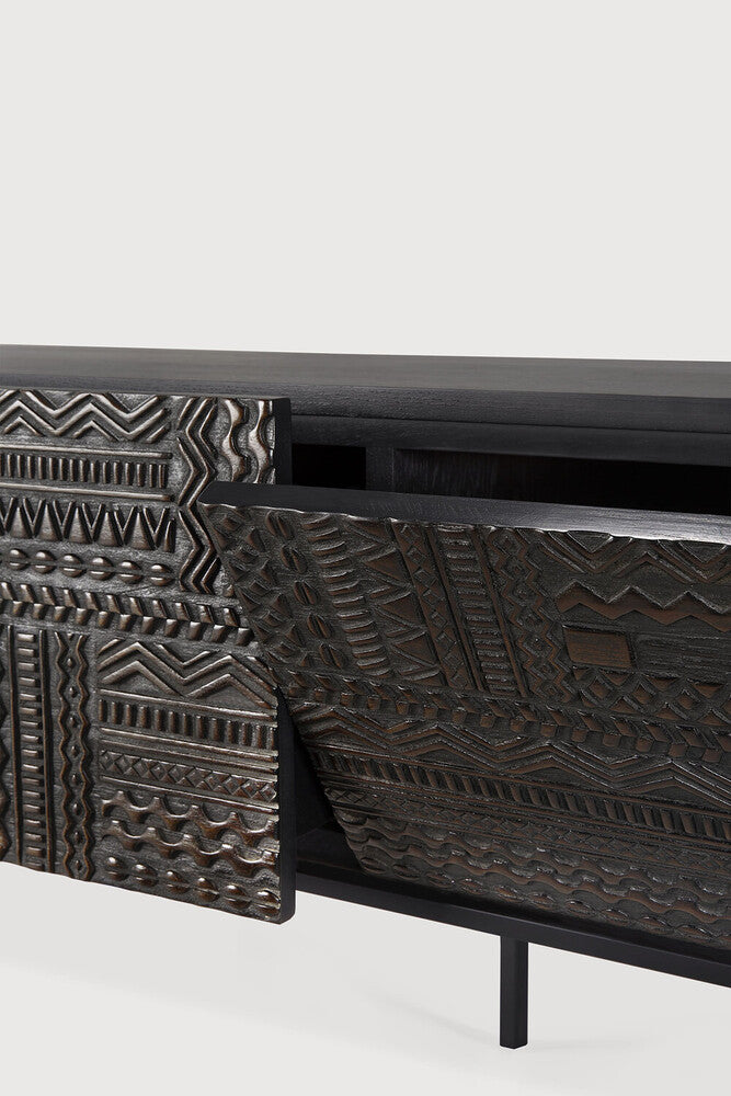 ETHNICRAFT TABWA TV CUPBOARD - TEAK OFF BLACK | $2,829.00 - $3,709.00