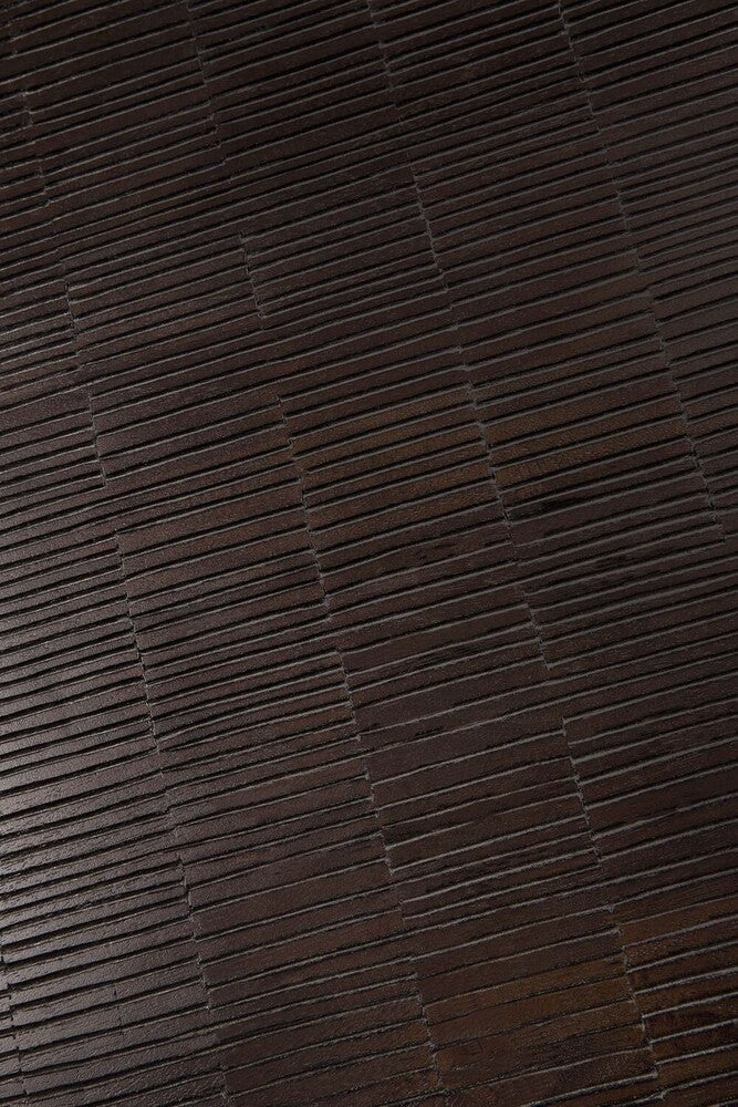 ETHNICRAFT GROOVES COFFEE TABLE - TEAK OFF BLACK | $2,759.00