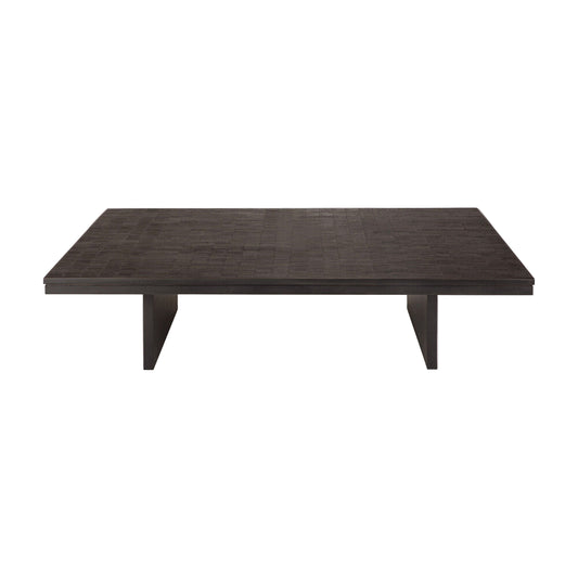 ETHNICRAFT GROOVES COFFEE TABLE - TEAK OFF BLACK | $2,759.00