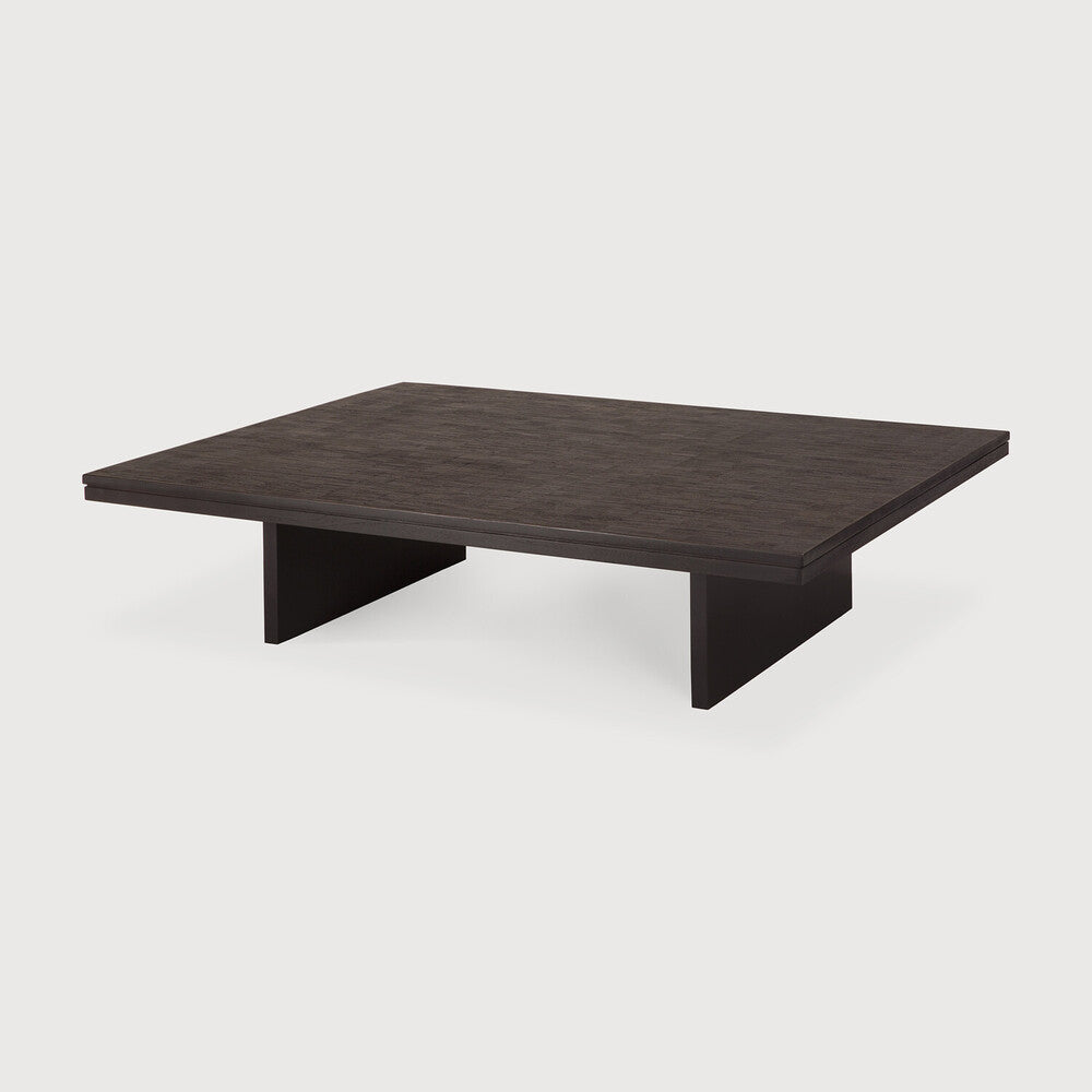 ETHNICRAFT GROOVES COFFEE TABLE - TEAK OFF BLACK | $2,759.00