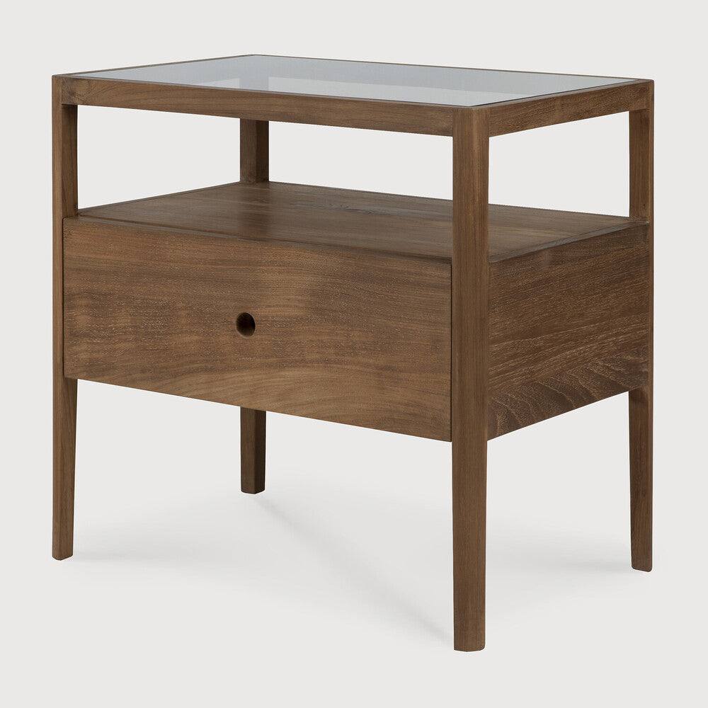 ETHNICRAFT SPINDLE BEDSIDE TABLE - RECLAIMED TEAK | $889.00