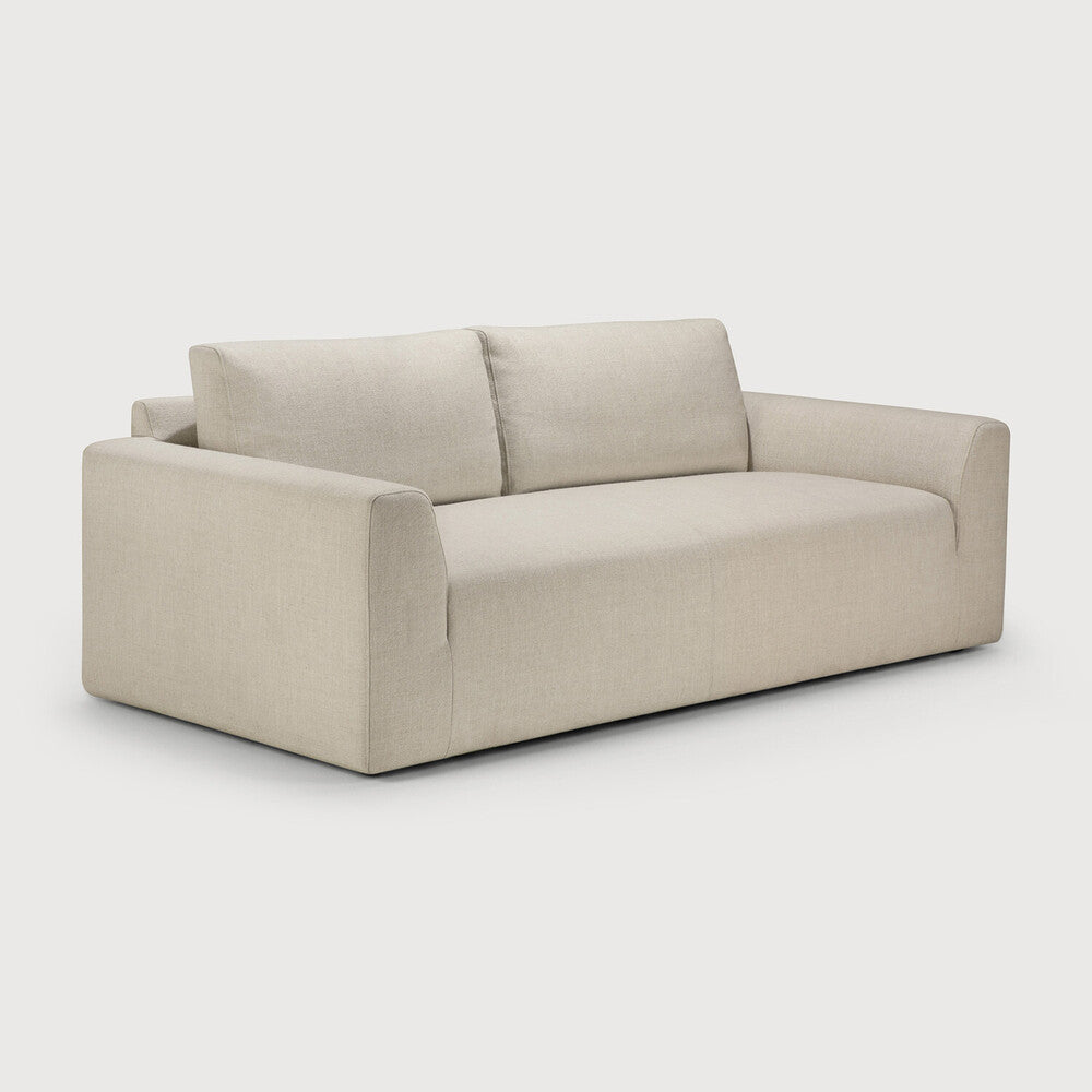 Ethnicraft Ease Sofa - Leche, 2 Seater, side view