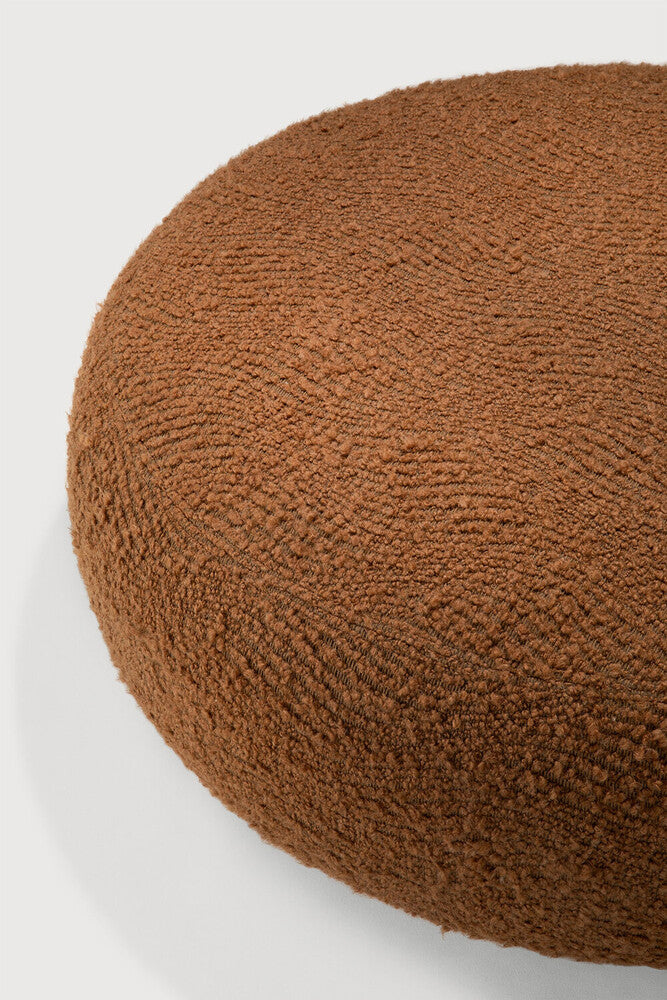 Ethnicraft Orb Pouf - Cinnamon Fabric, detail