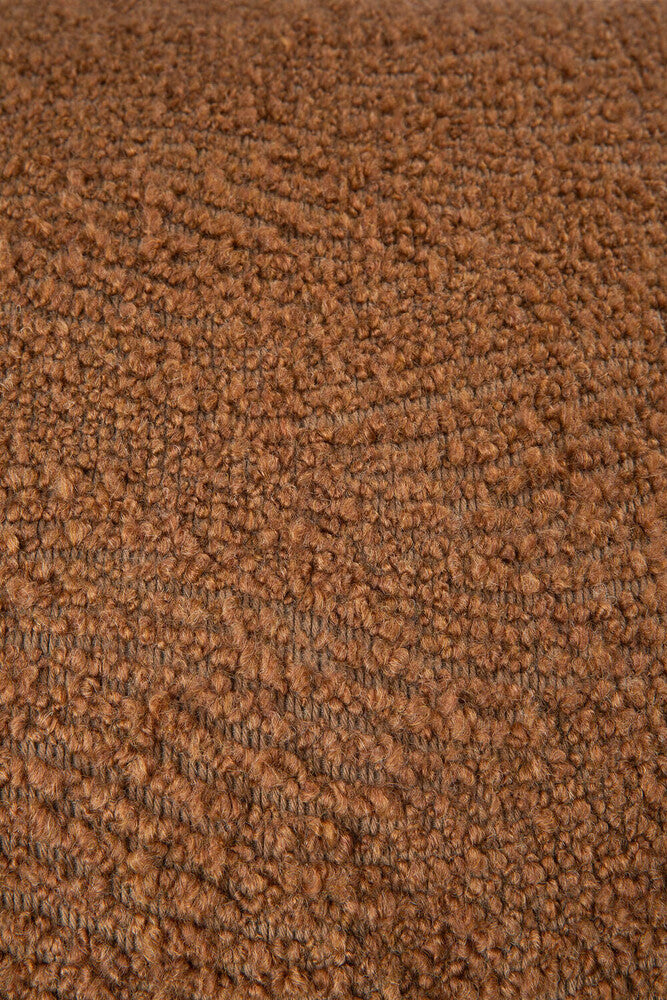 Ethnicraft Orb Pouf - Cinnamon Fabric, detail