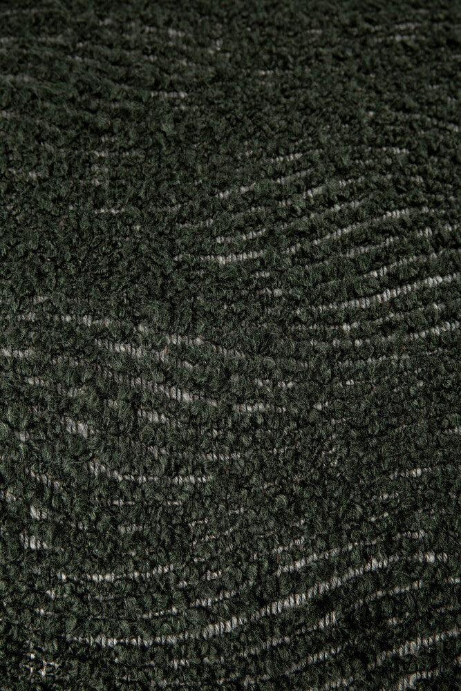 Ethnicraft Orb Pouf - Forest Fabric, detail