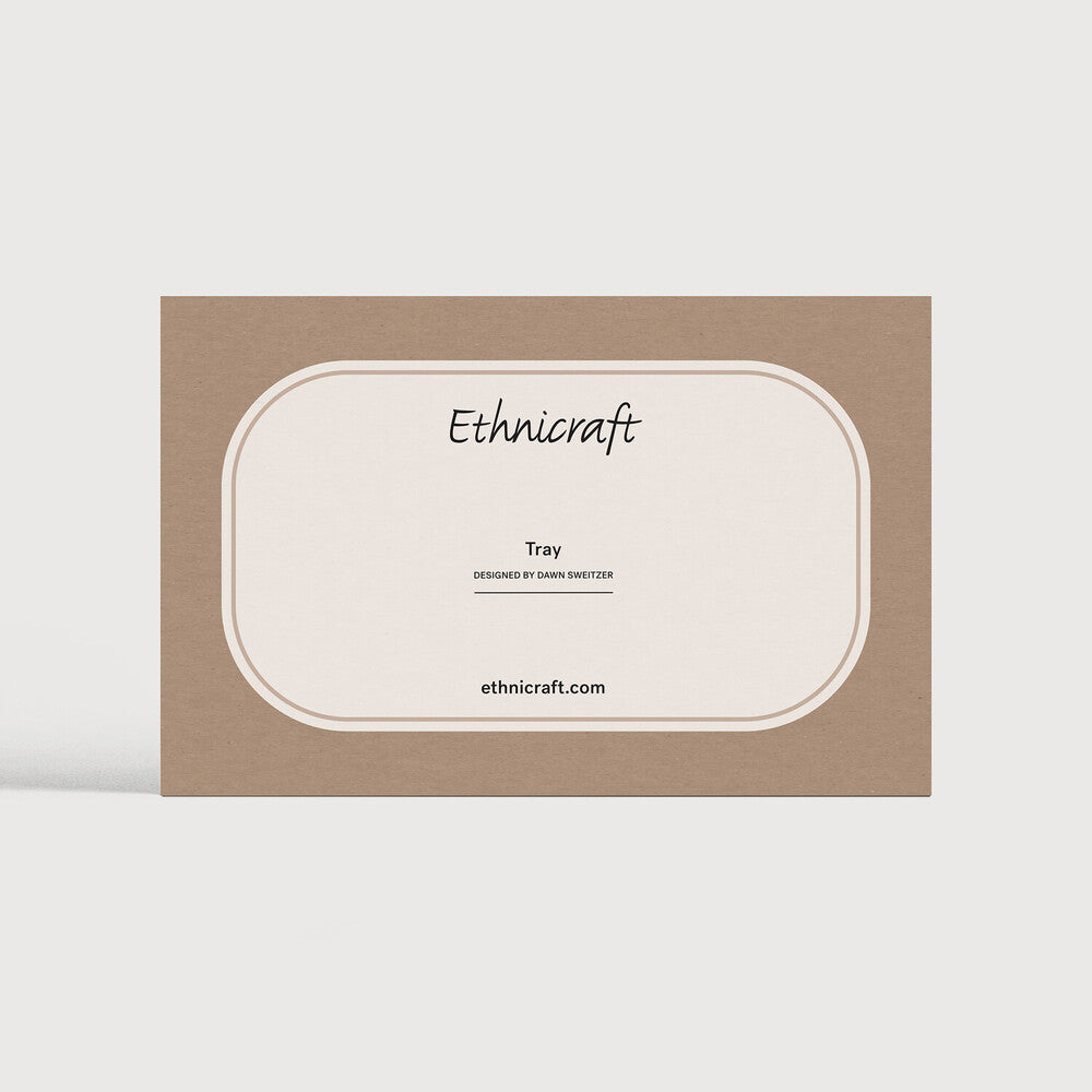 Ethnicraft Second Nature Valet Tray - XL, Auburn, detail
