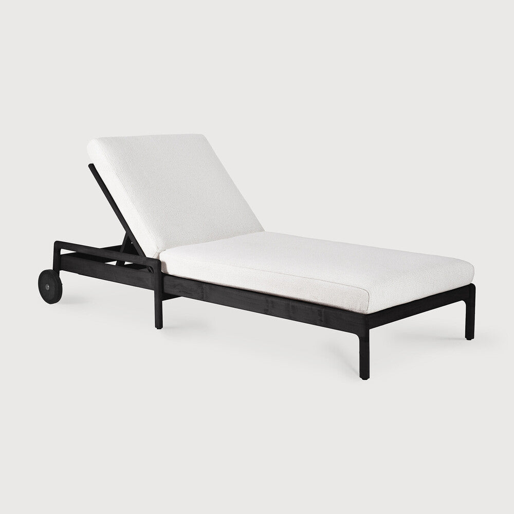ETHNICRAFT JACK OUTDOOR ADJUSTABLE LOUNGER - TEAK BLACK | $3,858.00